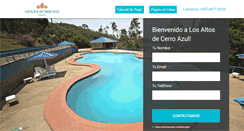 Desktop Screenshot of losaltosdecerroazul.net